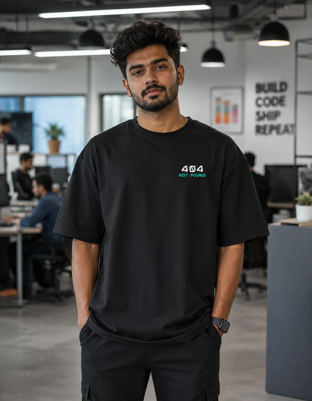 404 Not Found Oversized T-Shirt | But I'm Still Looking Awesome Back Print Tee