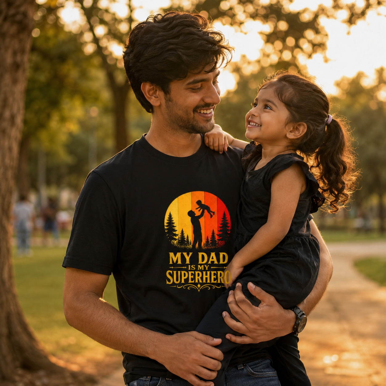 My Dad Is My Superhero T-Shirt | Father's Day Tribute Graphic Tee