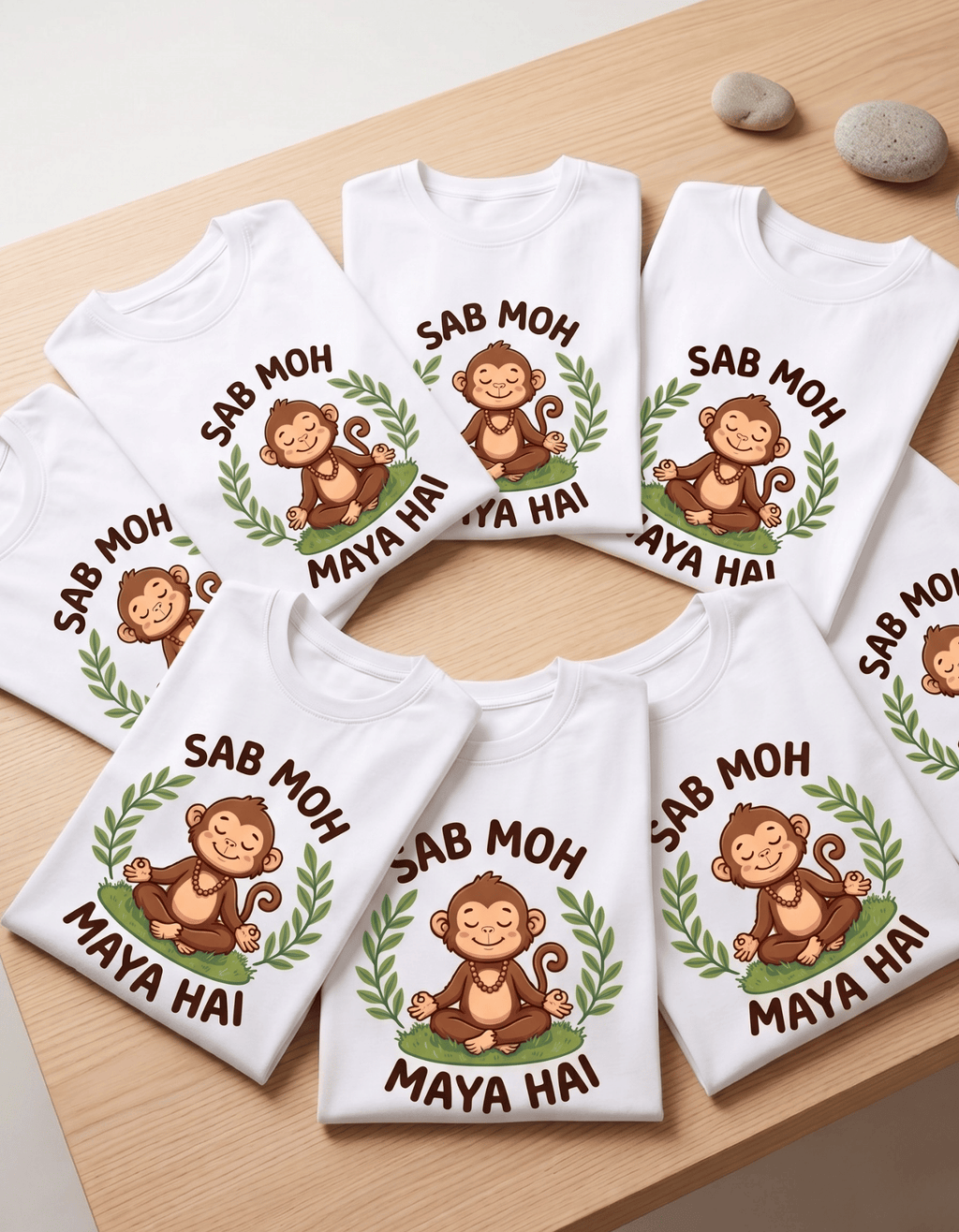 Sab Moh Maya Hai T-Shirt | Funny Spiritual Graphic Tee | TevarWear