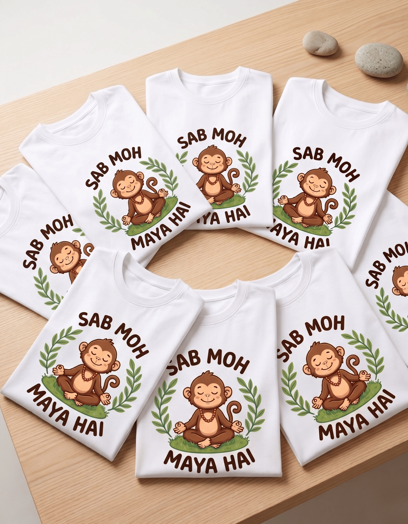 Sab Moh Maya Hai T-Shirt | Funny Spiritual Graphic Tee | TevarWear
